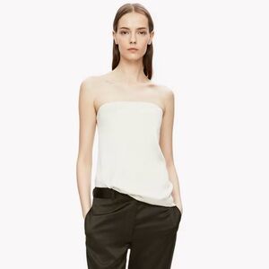 Theory Women's Satin Strapless Shirt with tags